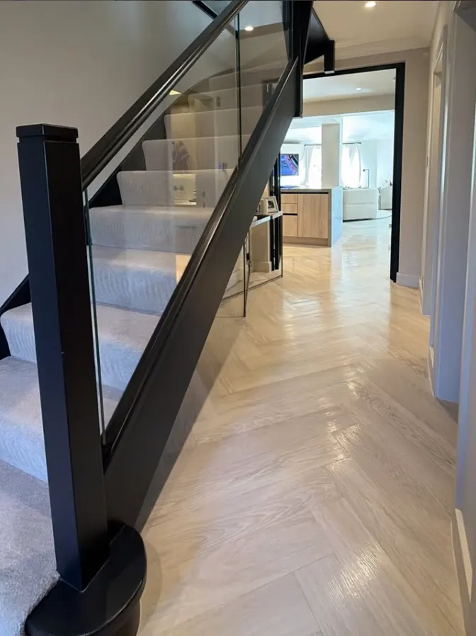 Staircase and hallway